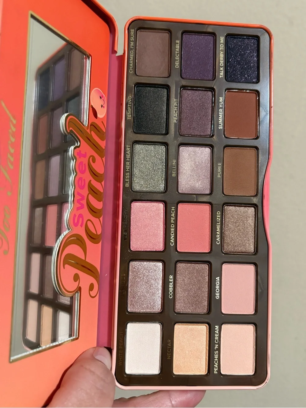 Too Faced Sweet Peach Eyeshadow Palette - Brand New Never .